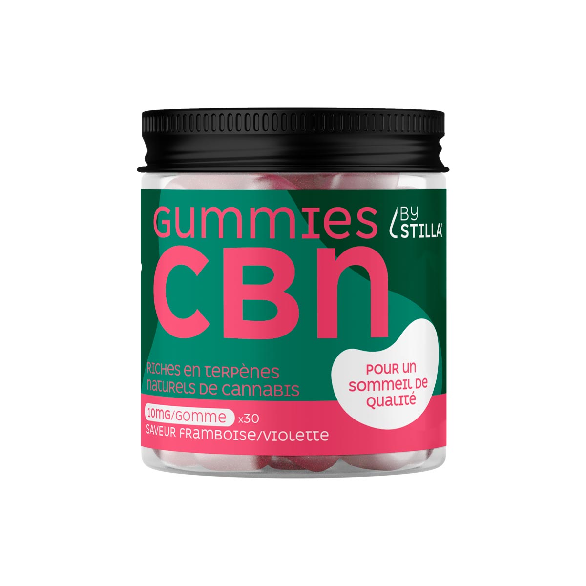 Gummies CBN Framboise Violette 30 Pcs X 10 Mg